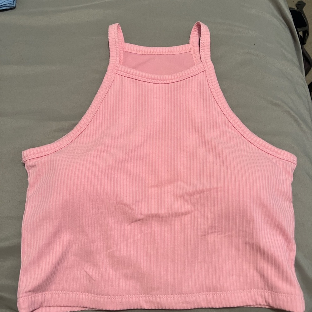 It’s a pink cropped top from Klassy Network!